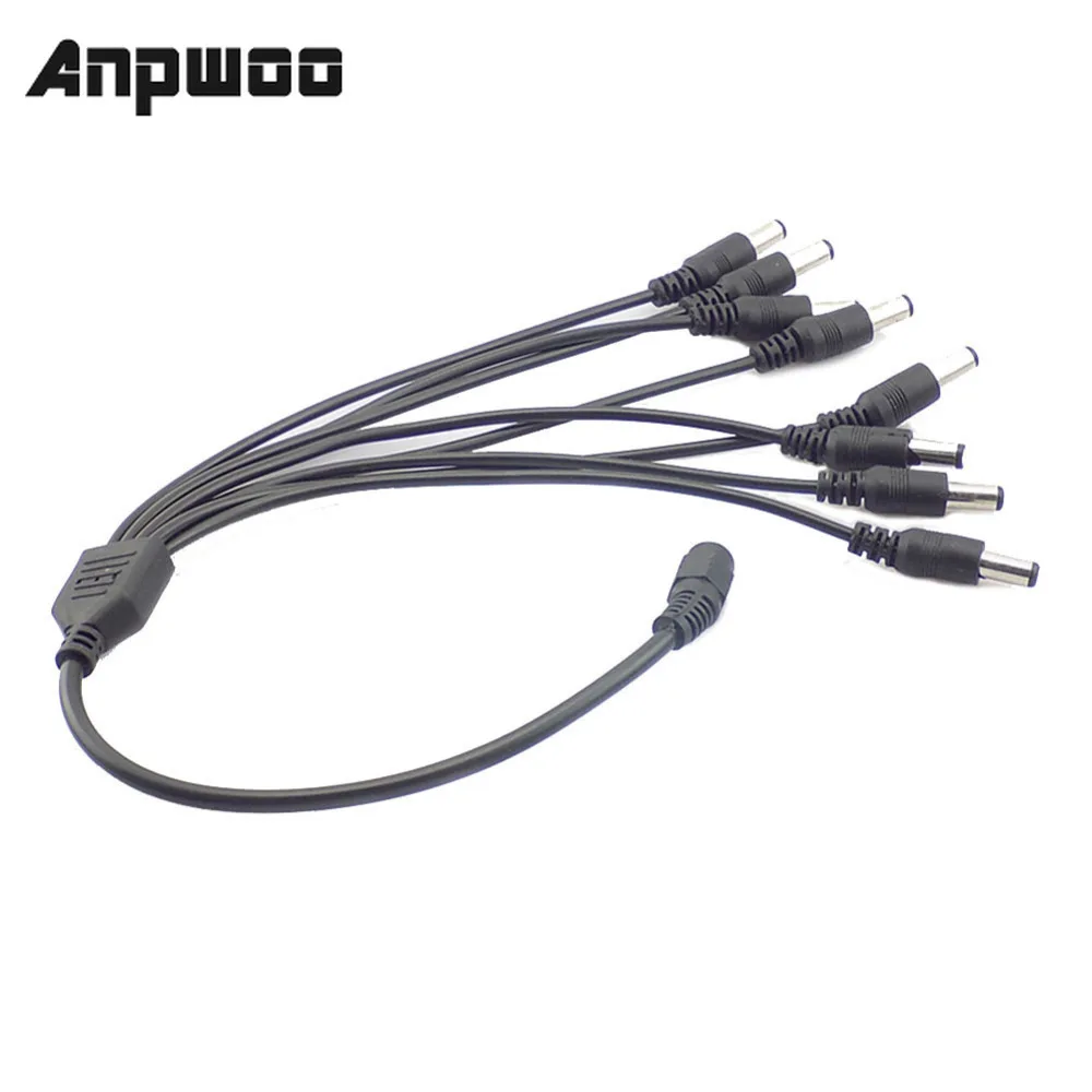 2.1*5.5mm 1 Female to 2 3 4 5 8 Male DC Power Splitter Plug Cable for CCTV security Camera Accessories power Supply adapter
2.1*5.5mm 1 Female to 2 3 4 5 8 Male DC Power Splitter Plug Cable for CCTV security Camera Accessories power Supply adapter