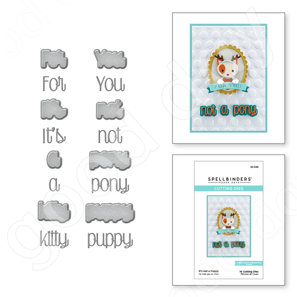 2022 New Christmas It's Not a Puppy Metal Cutting Dies Scrapbook Diary Decoration Embossing Template Diy Greeting Card Handmade
2022 New Christmas It's Not a Puppy Metal Cutting Dies Scrapbook Diary Decoration Embossing Template Diy Greeting Card Handmade