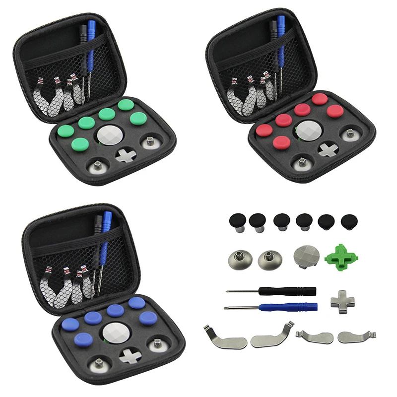 XBOX ONE ELITE Controller Accessories 18PCS Parts Accessories Set for PS4/Switch/XBOX ONE Gamepad Controller Buttons
XBOX ONE ELITE Controller Accessories 18PCS Parts Accessories Set for PS4/Switch/XBOX ONE Gamepad Controller Buttons