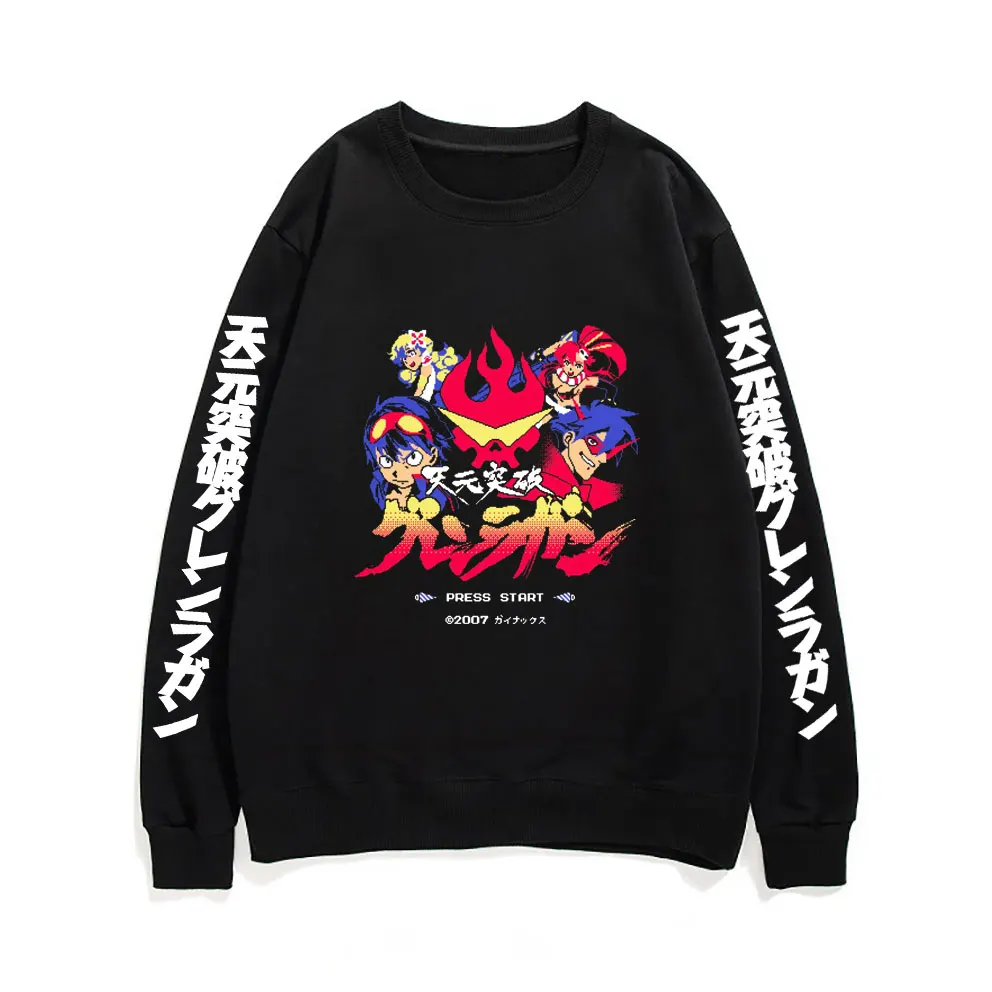 Japan Anime Tengen Toppa Gurren Lagann Simon Kamina Yoko Graphics Print Sweatshirt Men Women Manga Style Pullover Sweatshirts
Japan Anime Tengen Toppa Gurren Lagann Simon Kamina Yoko Graphics Print Sweatshirt Men Women Manga Style Pullover Sweatshirts