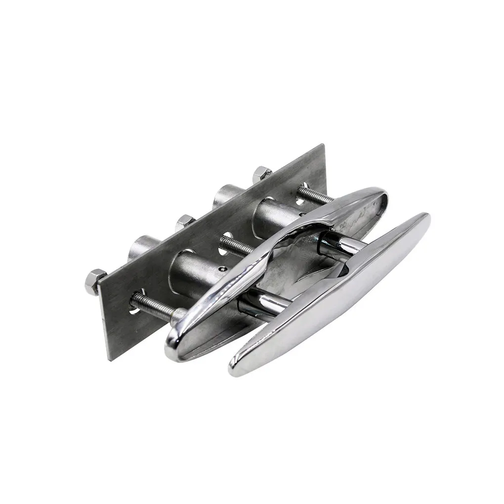 Cleat Marine Bolts Stainless Steel Polished Lift Cleats Mooring Rustproof Anti-Oxidative Hardware Open Base Mount
Cleat Marine Bolts Stainless Steel Polished Lift Cleats Mooring Rustproof Anti-Oxidative Hardware Open Base Mount