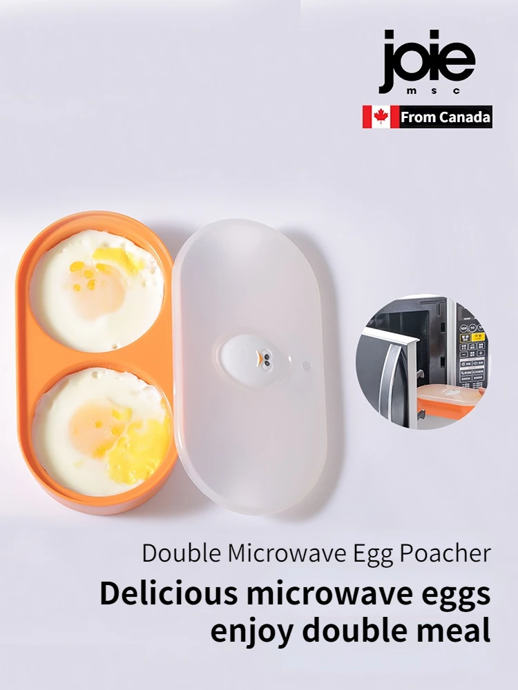 Joie Double Microwave Egg Poacher Bowl Microwave Oven Egg Cooker Egg Mold Fried Egg Box Breakfast Steamed Egg Box Egg Tools
Joie Double Microwave Egg Poacher Bowl Microwave Oven Egg Cooker Egg Mold Fried Egg Box Breakfast Steamed Egg Box Egg Tools