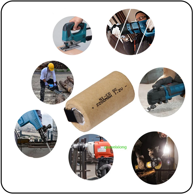 1-30pcs Screwdriver Electric Drill SC Batteries 1.2V 2200mah Sub C Ni-Cd Rechargeable Battey With Tab Power Tool NiCd SUBC Cells
1-30pcs Screwdriver Electric Drill SC Batteries 1.2V 2200mah Sub C Ni-Cd Rechargeable Battey With Tab Power Tool NiCd SUBC Cells