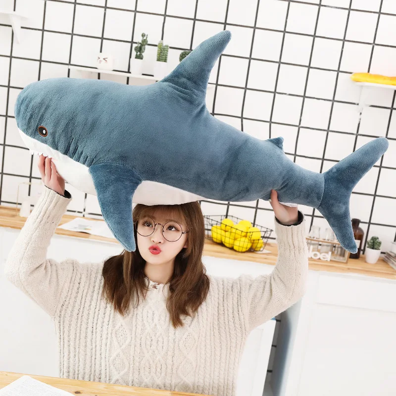 Lovely Big Shark Soft Plush Toy Dolls Stuffed Animal Pillow Bedroom Sofa Decoration For Kids 
Lovely Big Shark Soft Plush Toy Dolls Stuffed Animal Pillow Bedroom Sofa Decoration For Kids