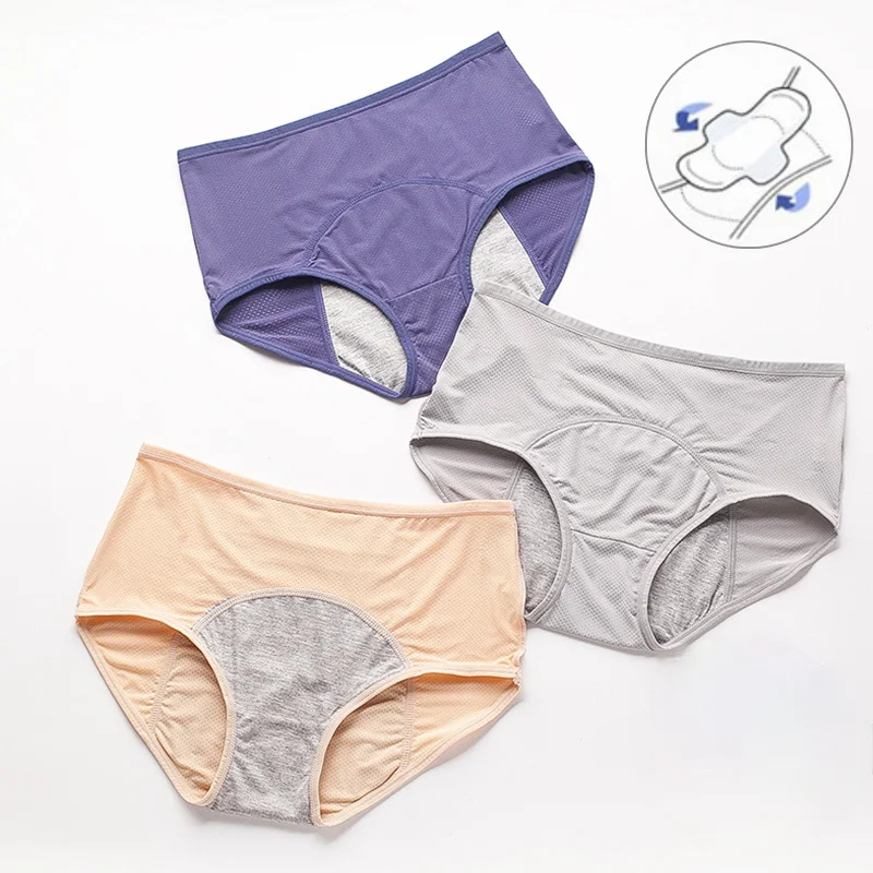 Leak Proof Menstrual PantiesWomen Underwear Pants Cotton Period Waterproof Underpants Plus Size Woman Lingerie
Leak Proof Menstrual PantiesWomen Underwear Pants Cotton Period Waterproof Underpants Plus Size Woman Lingerie