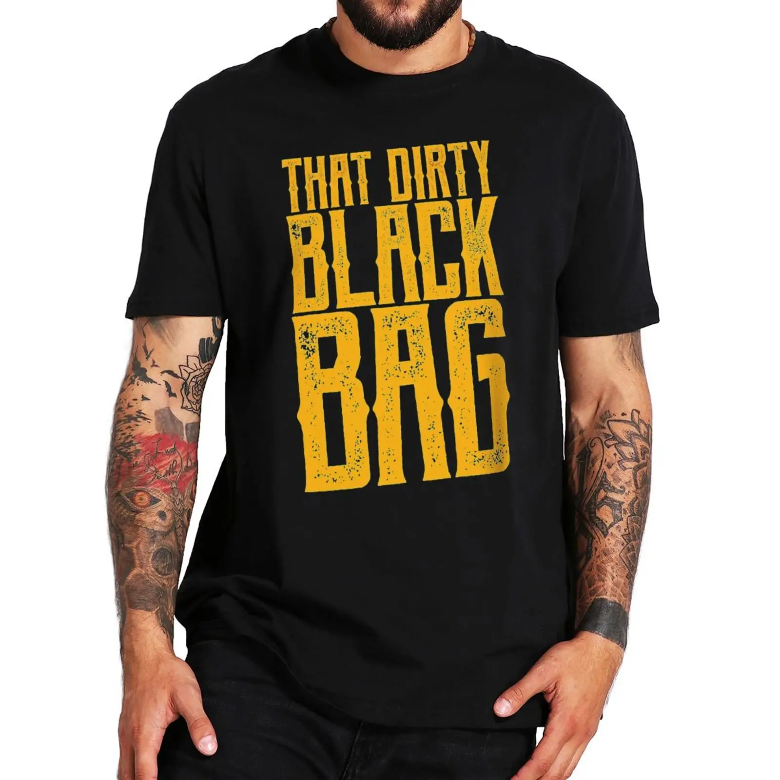 That Dirty Black Bag Classic T-Shirt Spaghetti Episodes TV Series Fans Vintage Tee Tops Summer EU Size 100% Cotton Soft T Shirt
That Dirty Black Bag Classic T-Shirt Spaghetti Episodes TV Series Fans Vintage Tee Tops Summer EU Size 100% Cotton Soft T Shirt