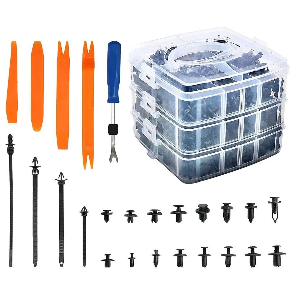 680 PCS Car Push Retainer Clips 16 Most Popular Sizes Nylon Bumper Push Fasteners Rivet Clips Replacement Kit
680 PCS Car Push Retainer Clips 16 Most Popular Sizes Nylon Bumper Push Fasteners Rivet Clips Replacement Kit