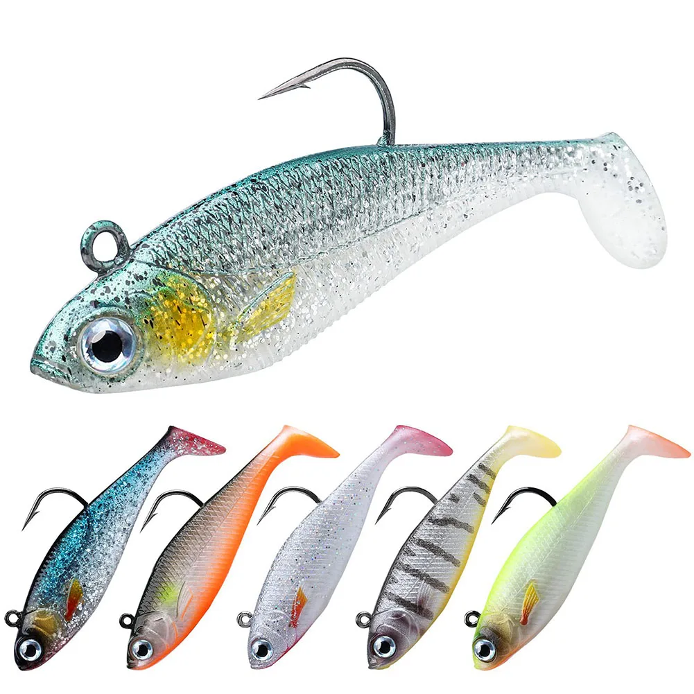 TRUSCEND Luya Bait BKK Hook Soft Bait False Bait T-Tail Soft Bait Perch Bait Metal+plastic Soft Lure Bait Fish Tackle Accessory
TRUSCEND Luya Bait BKK Hook Soft Bait False Bait T-Tail Soft Bait Perch Bait Metal+plastic Soft Lure Bait Fish Tackle Accessory