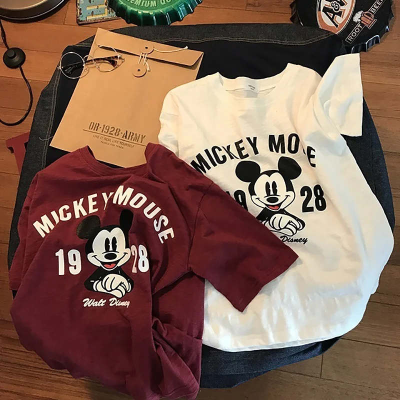 Disney Women TShirt Harajuku Cute Mickey Mouse Cartoon Print Pullover Graphic Top T Shirts Streetwear Tops Kpop Couples Matching
Disney Women TShirt Harajuku Cute Mickey Mouse Cartoon Print Pullover Graphic Top T Shirts Streetwear Tops Kpop Couples Matching