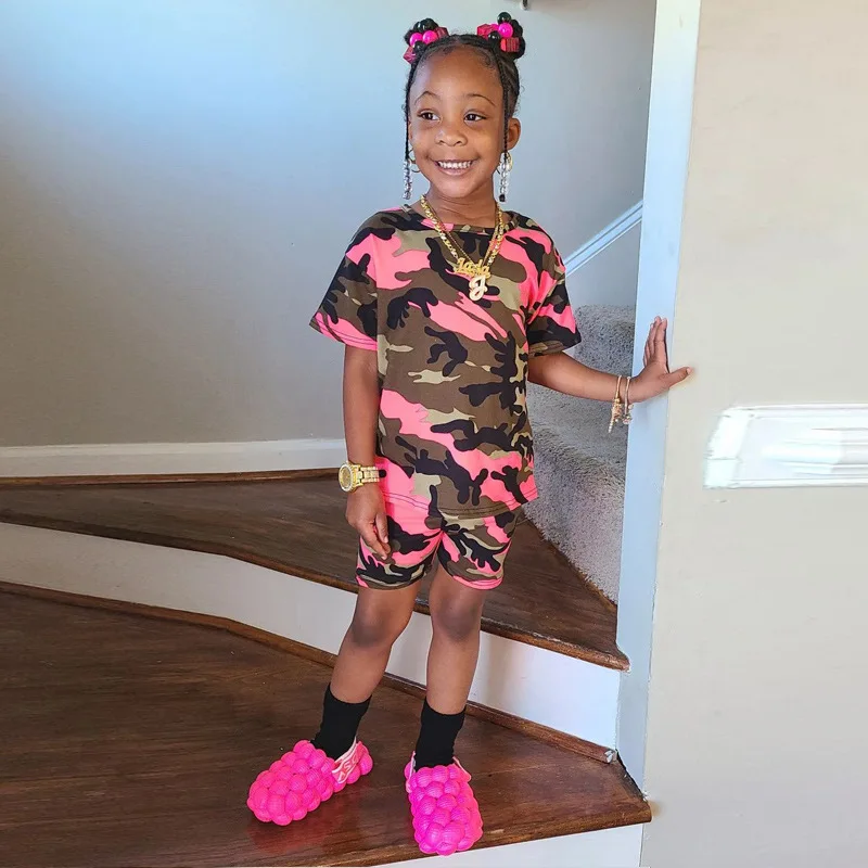 1-8Years Toddlers Baby Girls 2pcs Sets Camouflage Loose Tops+Biker Shorts Tracksuits Sport Kids Clothes Streetwear Children Sets
1-8Years Toddlers Baby Girls 2pcs Sets Camouflage Loose Tops+Biker Shorts Tracksuits Sport Kids Clothes Streetwear Children Sets