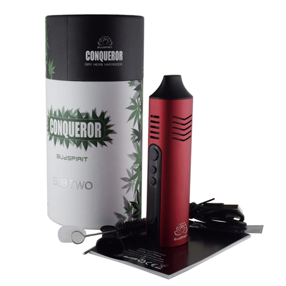 

Dry Herb Vaporizer Conqueror Herbal Wax Kit Electronic Cigarette 2200mAh with OLED Display Vape Pen Mod Vapor vs Pathfinder V2