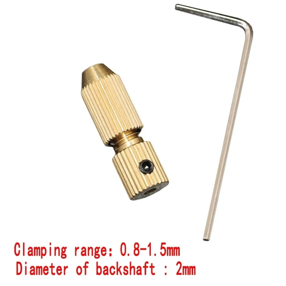 Brass Electric Motor Shaft Fixture Clamp Chuck with Concentricity Adjustment for 23mm Motor and Micro Drill Bit
Brass Electric Motor Shaft Fixture Clamp Chuck with Concentricity Adjustment for 23mm Motor and Micro Drill Bit