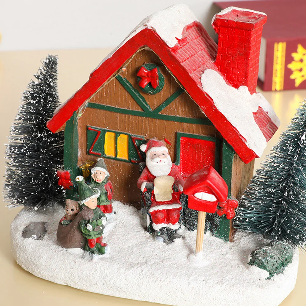 Ornament Christmas 1pcs Christmas House Decoration Fairy Village Home Decor LED Light Up New Year High Quality
Ornament Christmas 1pcs Christmas House Decoration Fairy Village Home Decor LED Light Up New Year High Quality