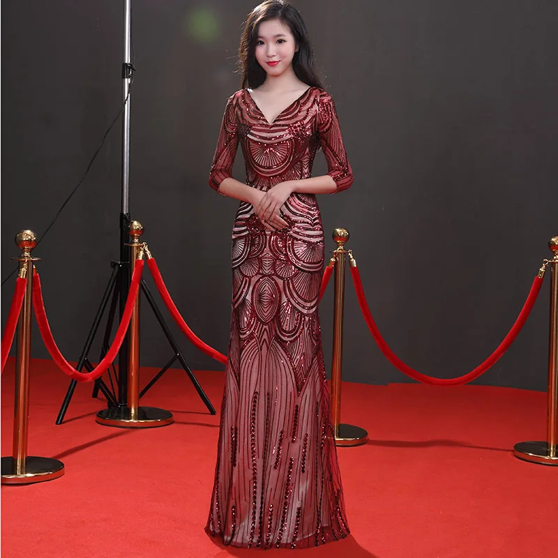 Long Mermaid Evening Dress Elegant Women Half Sleeves Formal Party Gowns Vestidos Elegantes High Split Sleeveless
Long Mermaid Evening Dress Elegant Women Half Sleeves Formal Party Gowns Vestidos Elegantes High Split Sleeveless