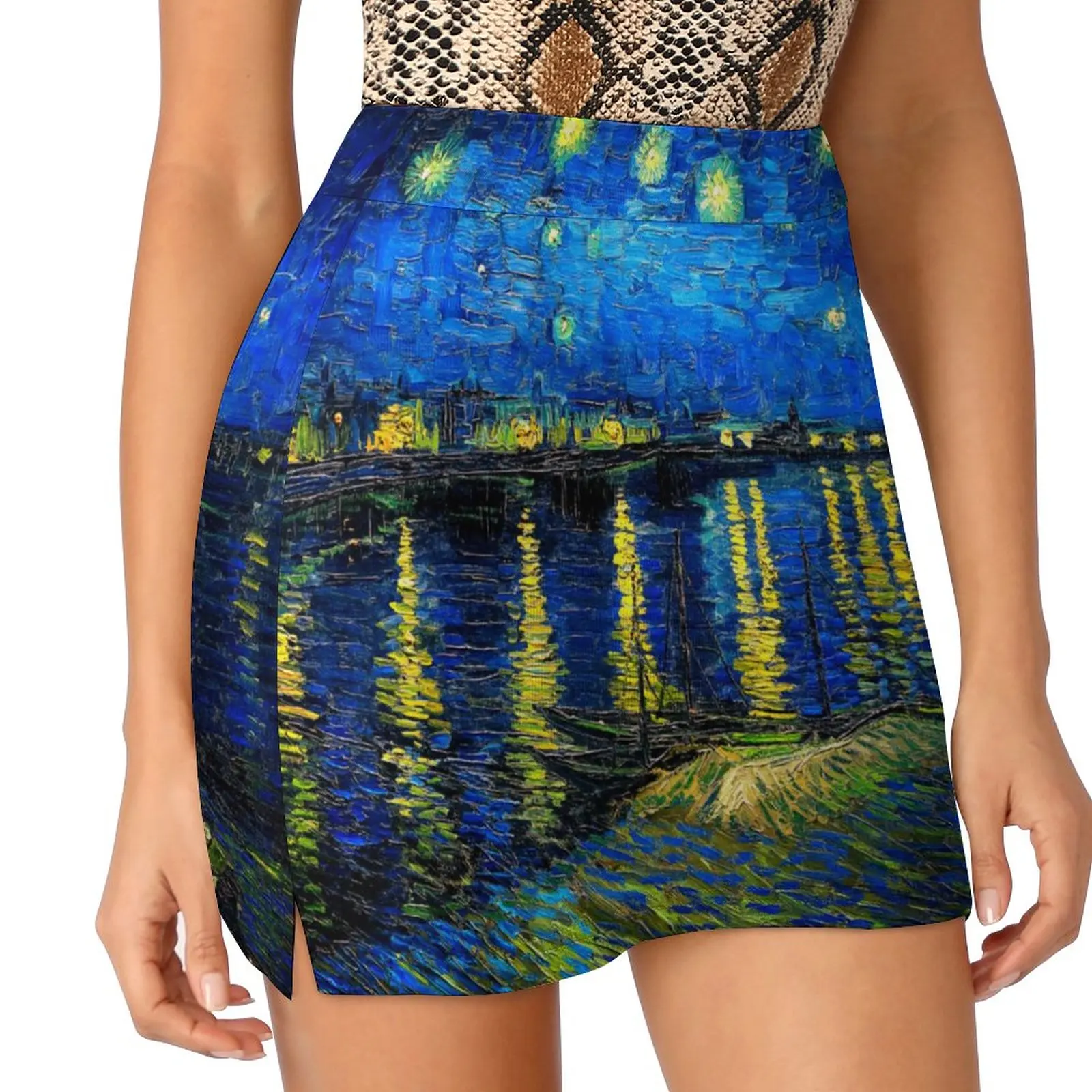 Starry Night Skirt Vincent Van Gogh Street Style Casual Skirts Womens Kawaii Mini Skirt Graphic Clothing Birthday Gift
Starry Night Skirt Vincent Van Gogh Street Style Casual Skirts Womens Kawaii Mini Skirt Graphic Clothing Birthday Gift