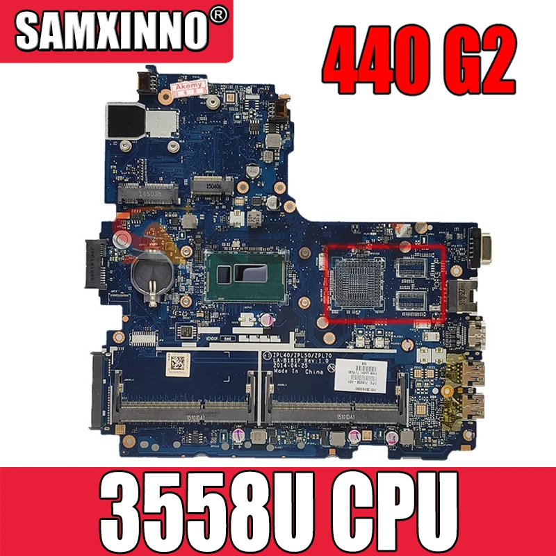 For HP 440 G2 450 G2 Laptop Motherboard 768150-601 768150-001 LA-B181P With SR1E8 3558U CPU MB 100% Tested Fast Ship
For HP 440 G2 450 G2 Laptop Motherboard 768150-601 768150-001 LA-B181P With SR1E8 3558U CPU MB 100% Tested Fast Ship