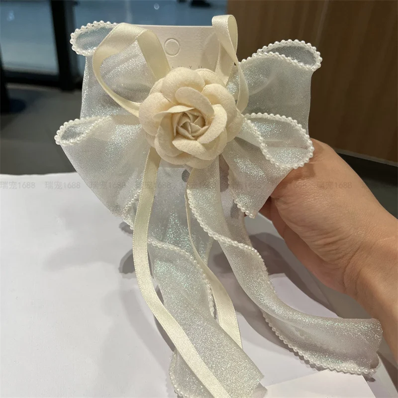 Korean Chiffon Camella Flower Hair Clips Elegant Bow Hairpin Barrette Spring Clip Hairgrip Wedding Hair Accessories for Women
Korean Chiffon Camella Flower Hair Clips Elegant Bow Hairpin Barrette Spring Clip Hairgrip Wedding Hair Accessories for Women