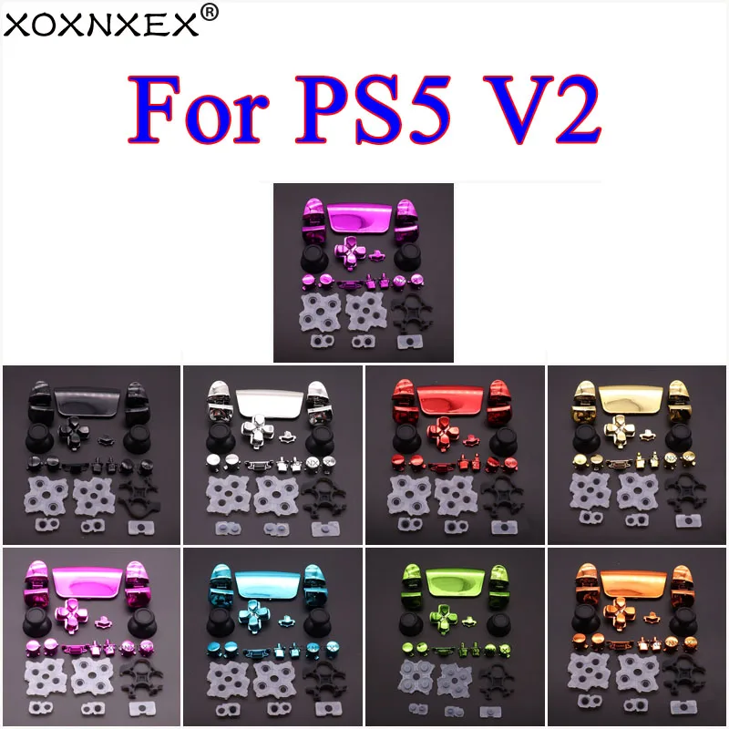 Полный набор кнопок L1 R1 L2 R2 триггер D-pad для контроллера PS5 V2 2,0 стики для пальцев колпачок джойстика Проводящая резина
Полный набор кнопок L1 R1 L2 R2 триггер D-pad для контроллера PS5 V2 2,0 стики для пальцев колпачок джойстика Проводящая резина
