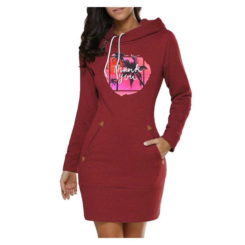 Autumn Winter Hoodie Dresses Women Fashion Print Long Sleeve Warm Sweatshirt Female Outwear Casual Printed Dress
Autumn Winter Hoodie Dresses Women Fashion Print Long Sleeve Warm Sweatshirt Female Outwear Casual Printed Dress