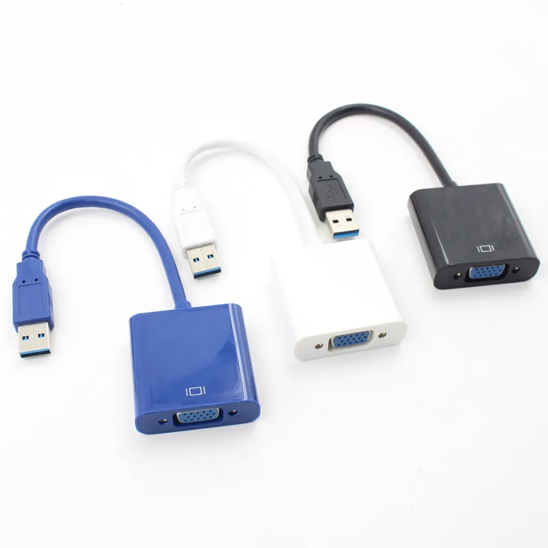 USB3.0 TO VGA Adapter Cable USB To VGA External Graphics Card Supports XP/WIN7/8 HD Conversion
USB3.0 TO VGA Adapter Cable USB To VGA External Graphics Card Supports XP/WIN7/8 HD Conversion