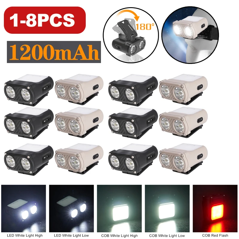 Waterproof Cap Clip On Light Type-C Charging 5 Modes Flashlight Torch 1200mAh Portable 500LM for Outdoor Fishing Emergency
Waterproof Cap Clip On Light Type-C Charging 5 Modes Flashlight Torch 1200mAh Portable 500LM for Outdoor Fishing Emergency