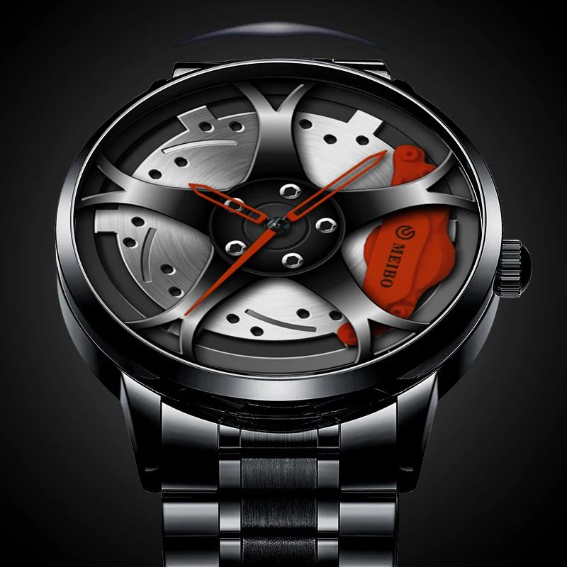 Luxus Mens Sport Wasserdichte Auto Rad Uhren Mode Männer Business Edelstahl Rad Hub Quarzuhr relogio masculino
Luxus Mens Sport Wasserdichte Auto Rad Uhren Mode Männer Business Edelstahl Rad Hub Quarzuhr relogio masculino