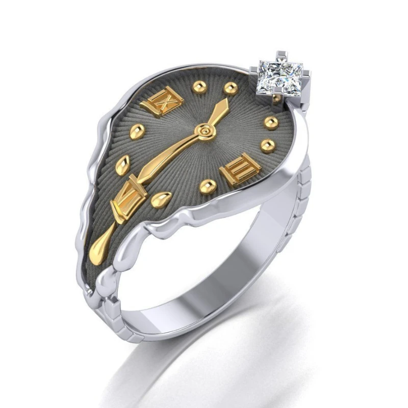 MFY New Arrival Women's Ring Luxury Jewelry for Men Clock Inlaid Rhinestone Fashion Factory Direct Supply Wholesale TRENDY
MFY New Arrival Women's Ring Luxury Jewelry for Men Clock Inlaid Rhinestone Fashion Factory Direct Supply Wholesale TRENDY