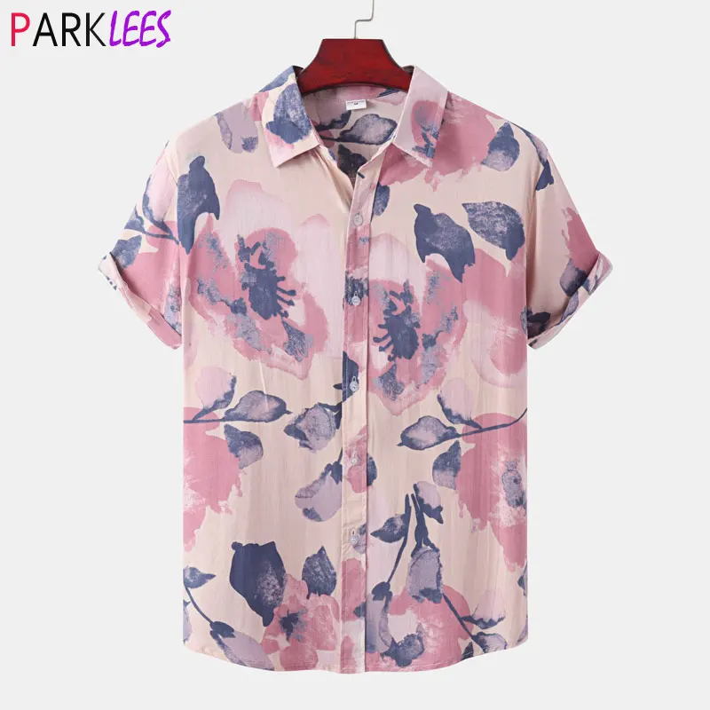 Stylish Floral Hawaiian Shirt for Male Short Sleeve Cotton Comfortable Beach Shirts Mens Holiday Vacation Party Clothing Chemise
Stylish Floral Hawaiian Shirt for Male Short Sleeve Cotton Comfortable Beach Shirts Mens Holiday Vacation Party Clothing Chemise