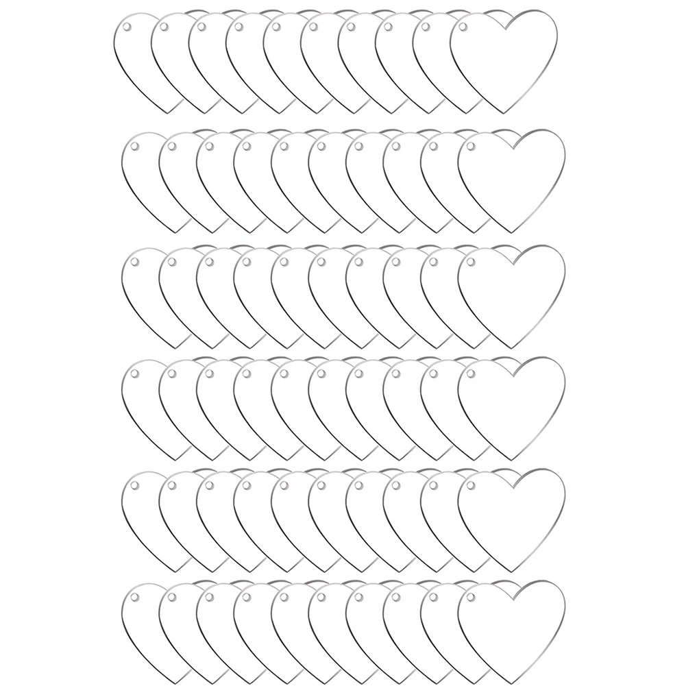 60 Pack 2 Inch Acrylic Heart Keychain Blanks Acrylic Hearts Discs for DIY Keychain Gift Tags Valentine's Day Ornaments
60 Pack 2 Inch Acrylic Heart Keychain Blanks Acrylic Hearts Discs for DIY Keychain Gift Tags Valentine's Day Ornaments
