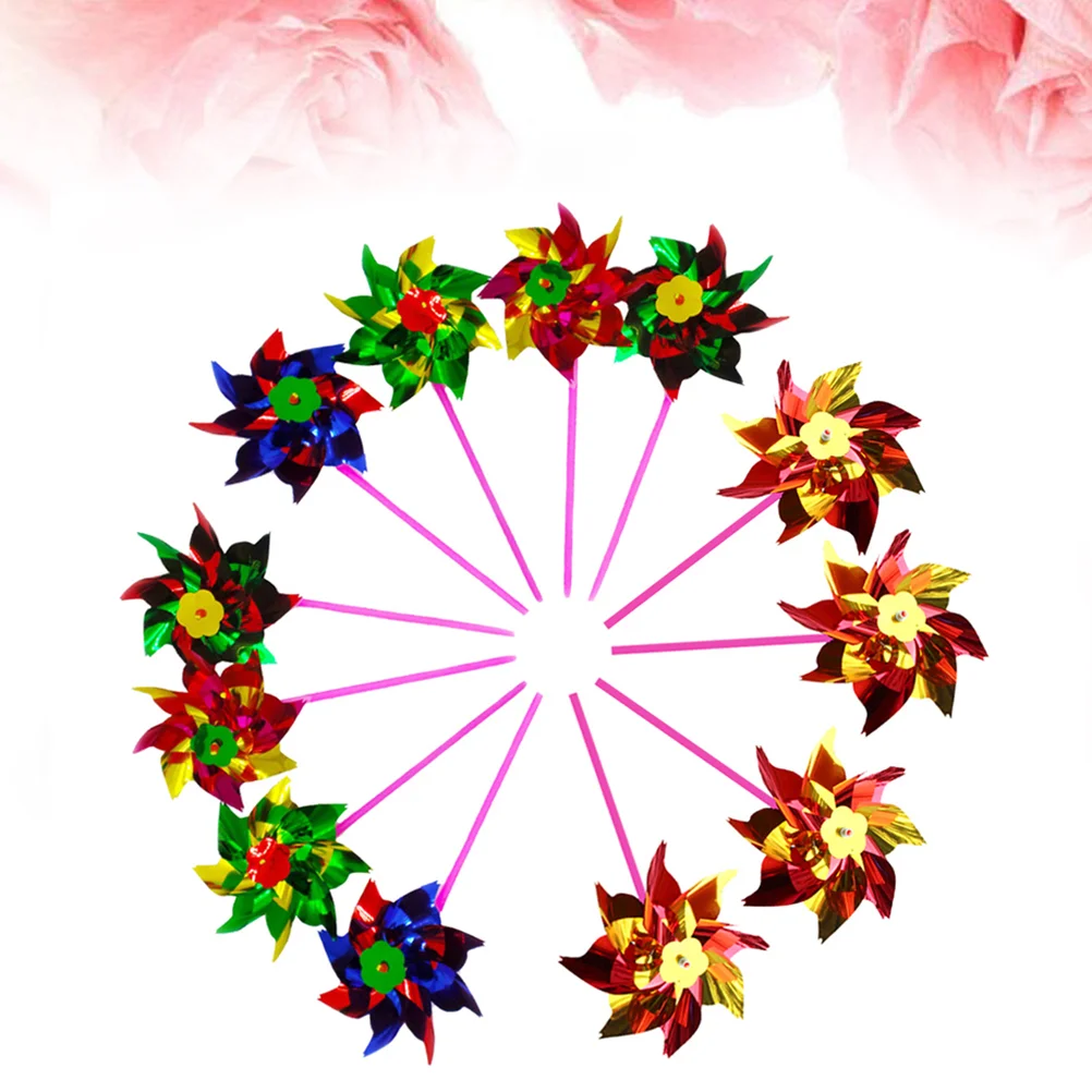 20 Pcs Out Door Toys Plastic Rainbow Pinwheel Colorful DIY Windmill Small Child
20 Pcs Out Door Toys Plastic Rainbow Pinwheel Colorful DIY Windmill Small Child