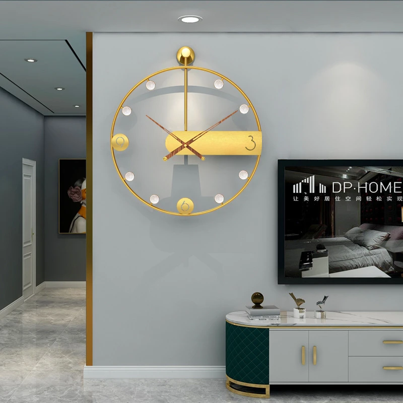 Wrought Iron Clock Diamond Living Room Wall Clock Fashion Household Clock Light Luxury Decoration Wall Hanging Watch
Wrought Iron Clock Diamond Living Room Wall Clock Fashion Household Clock Light Luxury Decoration Wall Hanging Watch