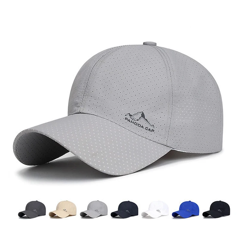 New Men Women Summer Baseball Cap Quick Drying Hats Unisex Breathable Sport Pure Color Snapback Hat Casquette Sun Visors
New Men Women Summer Baseball Cap Quick Drying Hats Unisex Breathable Sport Pure Color Snapback Hat Casquette Sun Visors