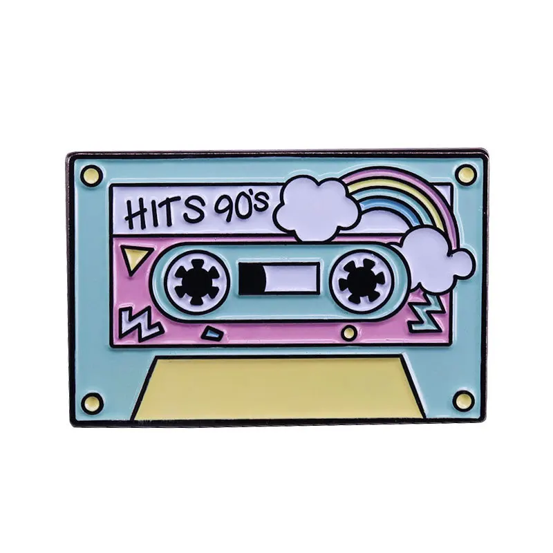 Creative Cartoon Color Cassette Tape Television Brooches Badge for Bag Lapel Pin Buckle Jewelry Gift For Friends
Creative Cartoon Color Cassette Tape Television Brooches Badge for Bag Lapel Pin Buckle Jewelry Gift For Friends