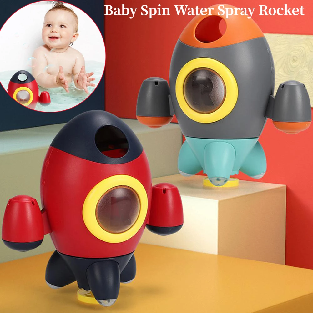 New Baby Rotating Water Jet Rocket Bathing Toys Basking Water Swimming Bathroom Soothing Boys Girls Birthday 1-3 Years Old Gifts
New Baby Rotating Water Jet Rocket Bathing Toys Basking Water Swimming Bathroom Soothing Boys Girls Birthday 1-3 Years Old Gifts