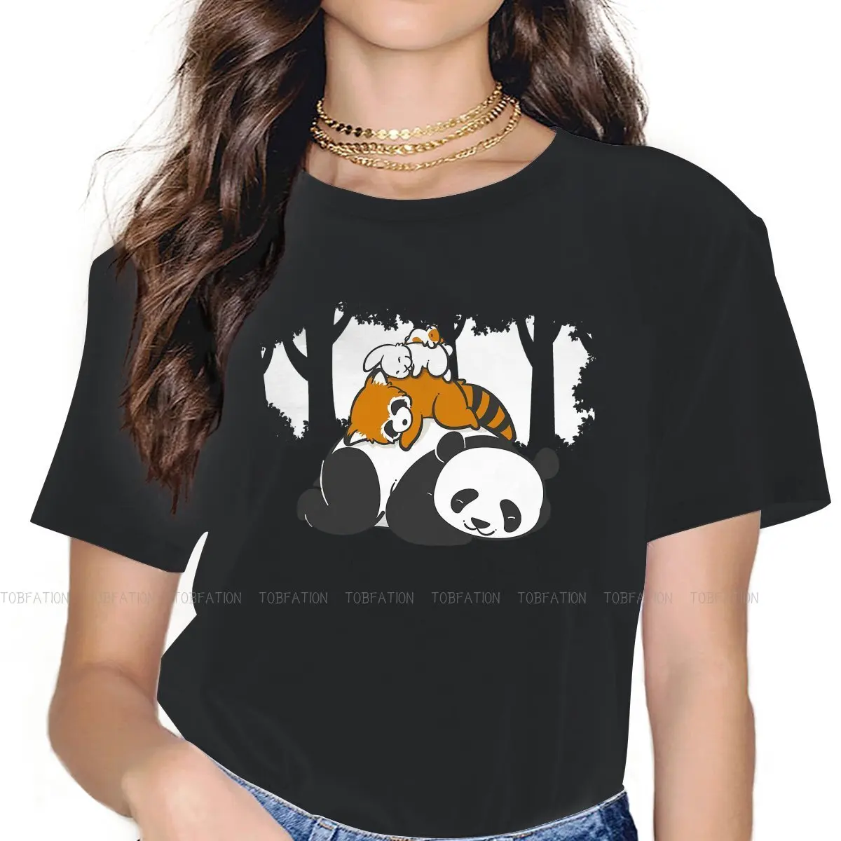 Panda TShirt for Woman Girl 5XL Comfy Bed Basic Leisure Sweatshirts T Shirt Novelty Loose
Panda TShirt for Woman Girl 5XL Comfy Bed Basic Leisure Sweatshirts T Shirt Novelty Loose