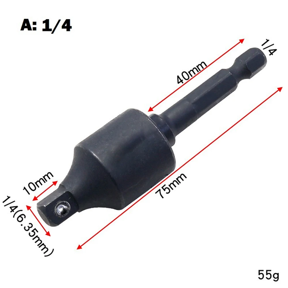 1/4 Inch Socket Adapter Converter Hex To 1/2 1/4 3/8 Inch Quick Release Square Drill Socket Adapter Impact Driver Drill Tool
1/4 Inch Socket Adapter Converter Hex To 1/2 1/4 3/8 Inch Quick Release Square Drill Socket Adapter Impact Driver Drill Tool