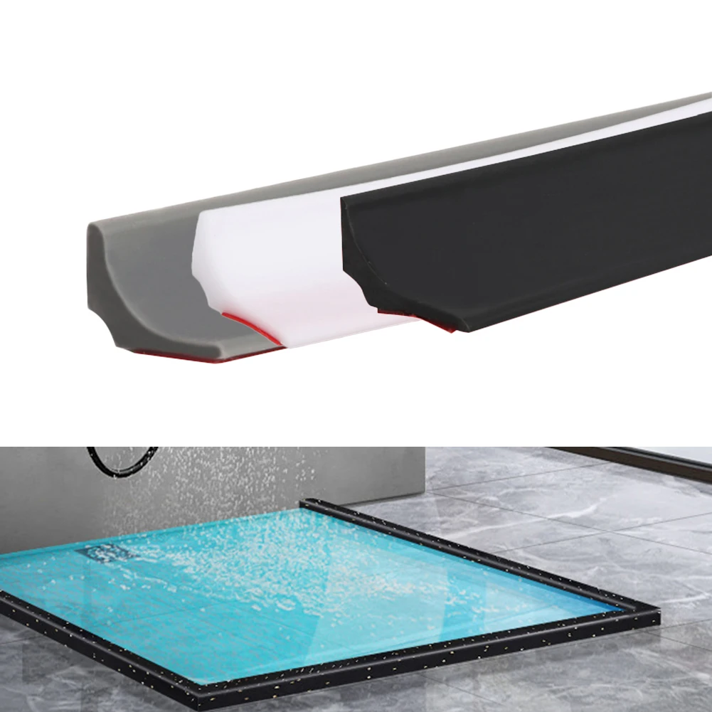 100/200/300/400cm Grey/black/white Bathroom Retention Water Barrier Strip Basin Water Stopper Kitchen Tools
100/200/300/400cm Grey/black/white Bathroom Retention Water Barrier Strip Basin Water Stopper Kitchen Tools