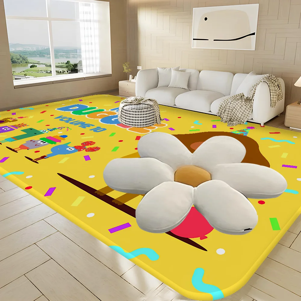 Hey-D-DuggeeS Room Mats Cheaper Anti-slip Modern Living Balcony Printed Household Carpets