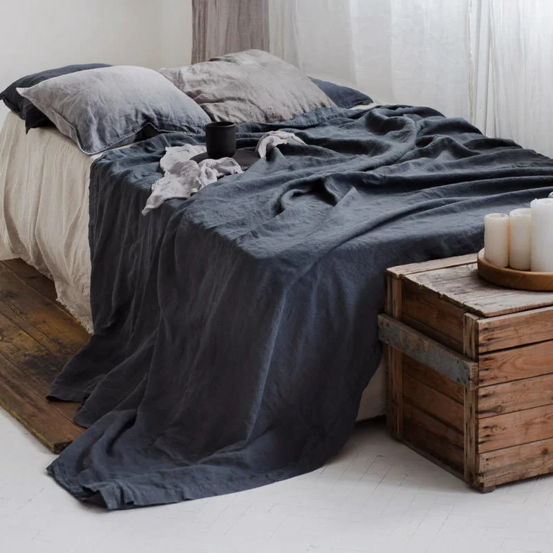 Pure Linen Sheets Set 100% French Linen Solid Color from Normandy Breathable and Durable for Hot Sleepers 1 Pc Flat Sheet TJ9448
Pure Linen Sheets Set 100% French Linen Solid Color from Normandy Breathable and Durable for Hot Sleepers 1 Pc Flat Sheet TJ9448