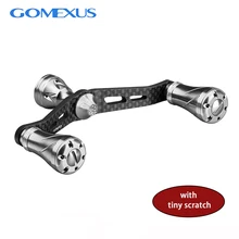 Gomexus Carbon Double Handle Eging For Shimano Spinning Reel Handle Vanford Stradic Twinpower 98mm Tunning Handle Defective