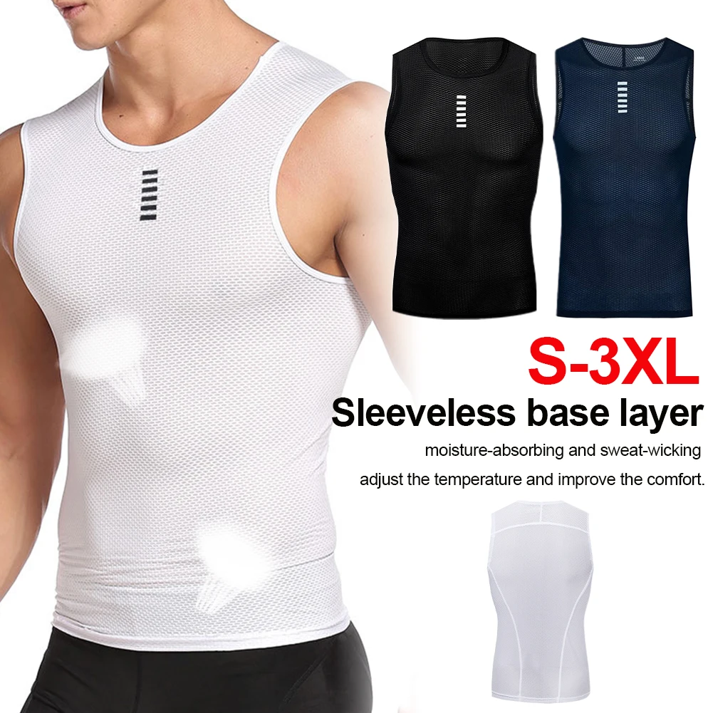 Men Cycling Base Layer Summer Sleeveless Jersey Cycling Vest Reflective MTB Road Bike Bicycle Vest Mesh Underwear Clothing
Men Cycling Base Layer Summer Sleeveless Jersey Cycling Vest Reflective MTB Road Bike Bicycle Vest Mesh Underwear Clothing
