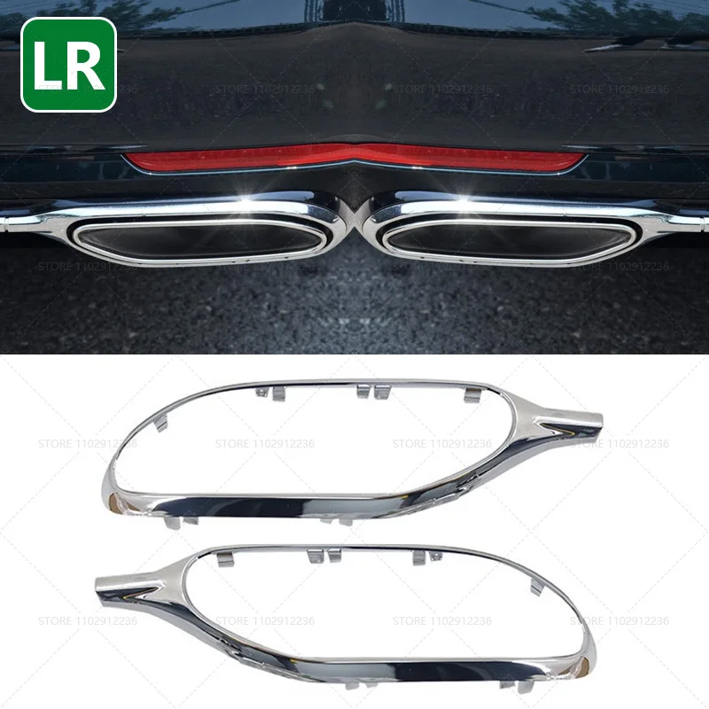 Для 2018-2020 W222 Mercedes Benz S-Class хромированная крышка выхлопной трубы заднего бампера 2228852900 2228853000
Для 2018-2020 W222 Mercedes Benz S-Class хромированная крышка выхлопной трубы заднего бампера 2228852900 2228853000