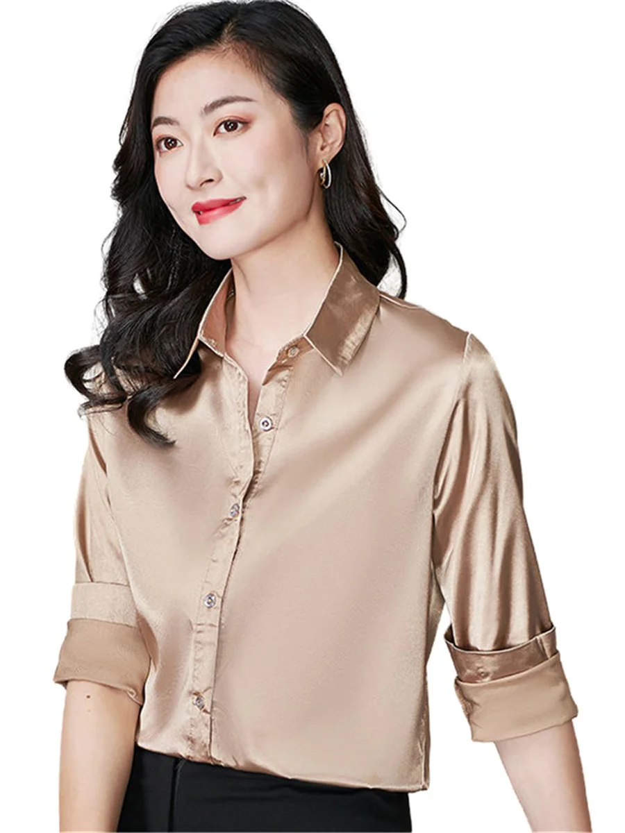 5XL Women Summer Spring Shirts Lady Fashion Casual Long Sleeve Turn-down Collar Solid Color Office Blusas Tops G2364
5XL Women Summer Spring Shirts Lady Fashion Casual Long Sleeve Turn-down Collar Solid Color Office Blusas Tops G2364