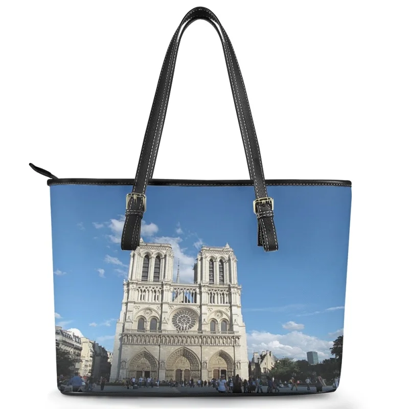 High Design France Notre Dame De Paris Fashionable Women Tote Bag Large Capacity Tote Women's Bag Pattern Customization
High Design France Notre Dame De Paris Fashionable Women Tote Bag Large Capacity Tote Women's Bag Pattern Customization