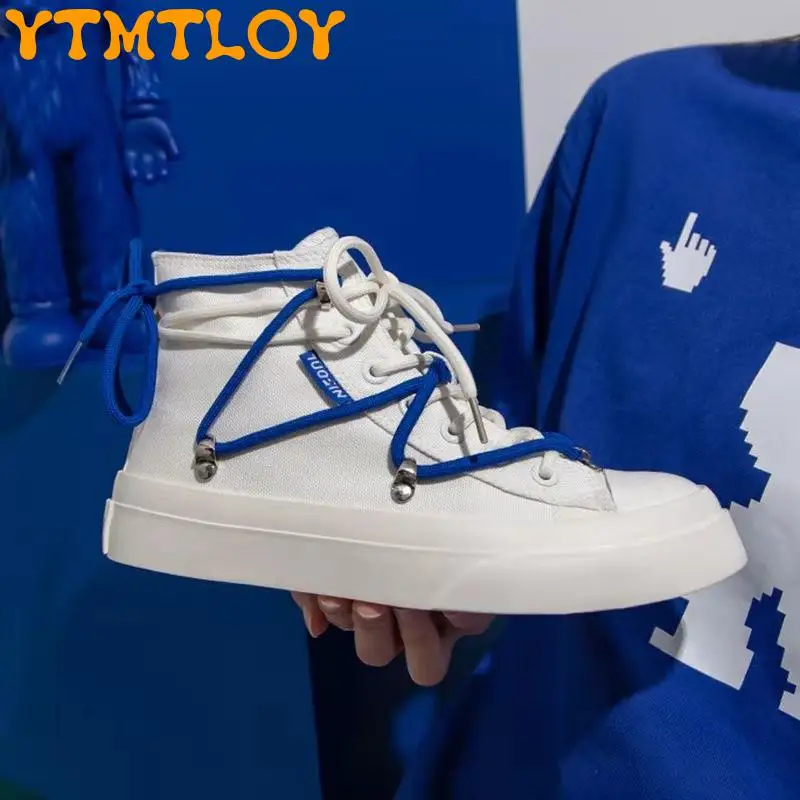 High-top Canvas Shoes New Sneakers Women Ins Autumn Thick-soled White Shoes Casual Explosive Sports Shoes
High-top Canvas Shoes New Sneakers Women Ins Autumn Thick-soled White Shoes Casual Explosive Sports Shoes