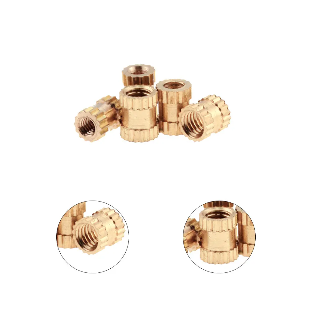 200/500PCS Knurling Kit M2*L-3.5 M2.5*L-3.5 M3*L-4.2(OD) Injection Nut Copper Insert Knurled Nuts For Electrical
200/500PCS Knurling Kit M2*L-3.5 M2.5*L-3.5 M3*L-4.2(OD) Injection Nut Copper Insert Knurled Nuts For Electrical