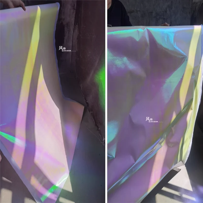 Iridescent Reflective Fabric Pink Waterproof Cloth DIY Live Background Decor Stage Cosplay Skirts Bag Clothes Designer Fabric
Iridescent Reflective Fabric Pink Waterproof Cloth DIY Live Background Decor Stage Cosplay Skirts Bag Clothes Designer Fabric