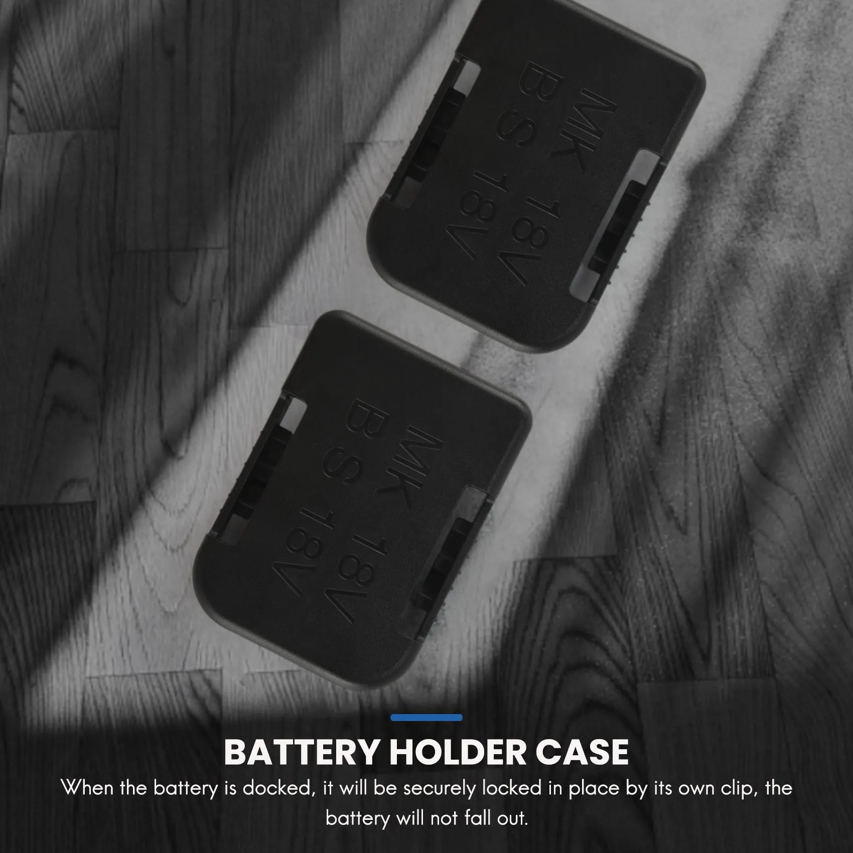 5Pcs Battery Storage Rack Battery Holder Case for Makita 18V Fixing Devices(Black)
5Pcs Battery Storage Rack Battery Holder Case for Makita 18V Fixing Devices(Black)