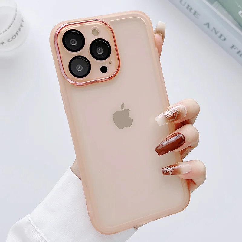 Luxury Plating Lens Protector Clear Case For iPhone 14 13 12 11 Pro XR XS Max 7 8 Plus Glass Lens Protection Soft TPU Back Cover
Luxury Plating Lens Protector Clear Case For iPhone 14 13 12 11 Pro XR XS Max 7 8 Plus Glass Lens Protection Soft TPU Back Cover