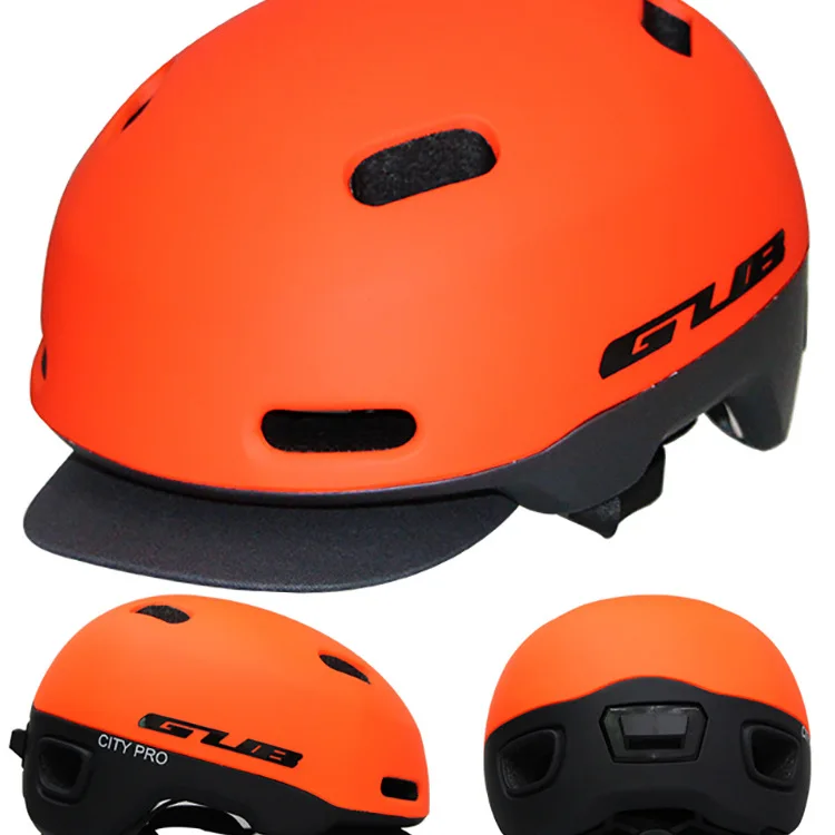 

Велосипедный шлем GUB CITY PRO для мужчин и женщин, мужская курьерская служба, городской стиль жизни, интегрированный формованный велосипедный ш...